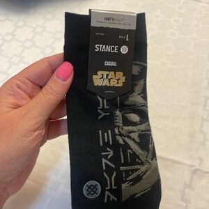 2023 Stance x Star Wars Lord Darth Vader Black Socks Large Men's 9-13
